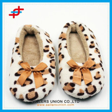 Winter Indoor Warm Anti-slip Leopard Sock Slipper Boots